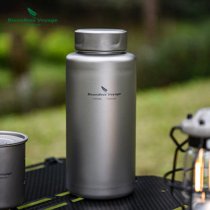 Pure Titanium: Ultra-Lightweight Mountaineering Kettle