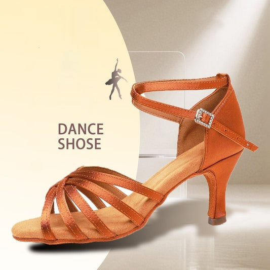 Soft Bottom Not Tired Feet Large Size Advanced Dance Game-specific Latin Dance Shoes Women