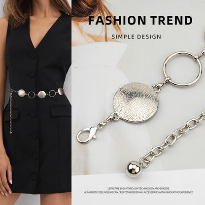 Waist Chain Ring Dress Decoration Belt