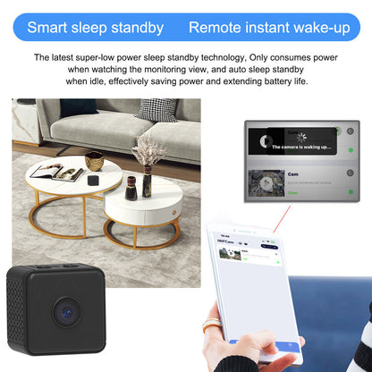 Low Power Wireless Camera Home Plug-in-free WiFi Remote Monitor HD Smart Security
