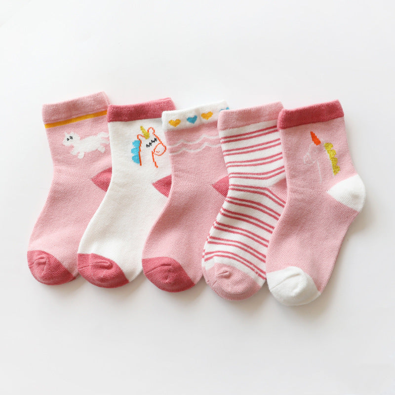 The Fauna Foot: Cartoon Animal Cotton Signature Socks