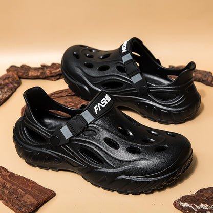 Eva Shield: Large-Capacity Drop-Plastic Backstrap Shoes