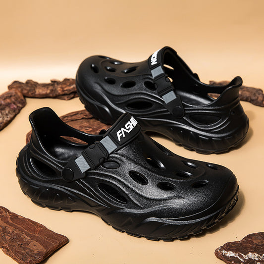 Large Size Eva Bag Heel Hole Shoes Drop Plastic Backstrap Soft