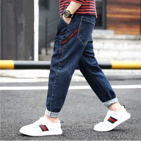 Boys Denim Trousers Childrens Clothing Rugged Reliability