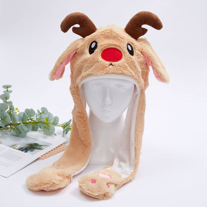 Christmas Hat Cute Elk Children's Boys And Girls Funny