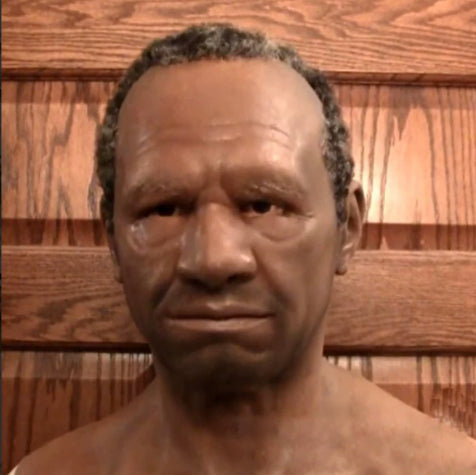 Realistic Old Man Halloween Mask | White Hair & Beard Full-Head Costume Headpiece