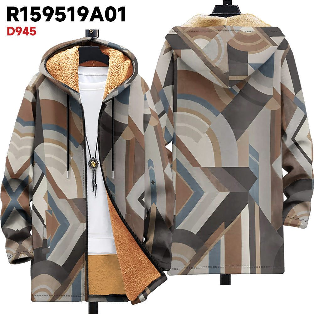 Hooded Cardigan Thick Winter Clothes Cozy Layered Essential