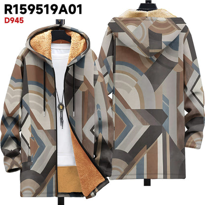 Hooded Cardigan Thick Winter Clothes Cozy Layered Essential