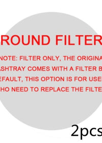 Round filter2pcs