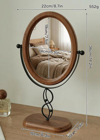 Wisteria Wooden Mirror