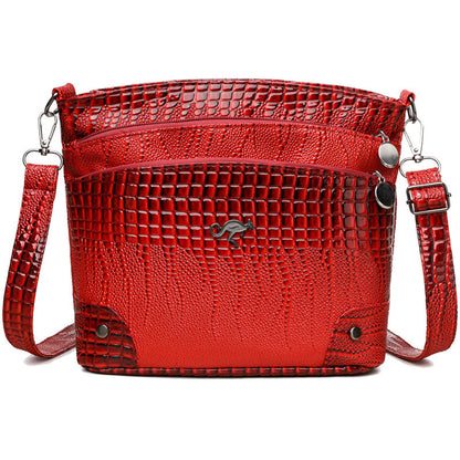 Casual Multi-layer Mother Vintage Crossbody Women's Bag