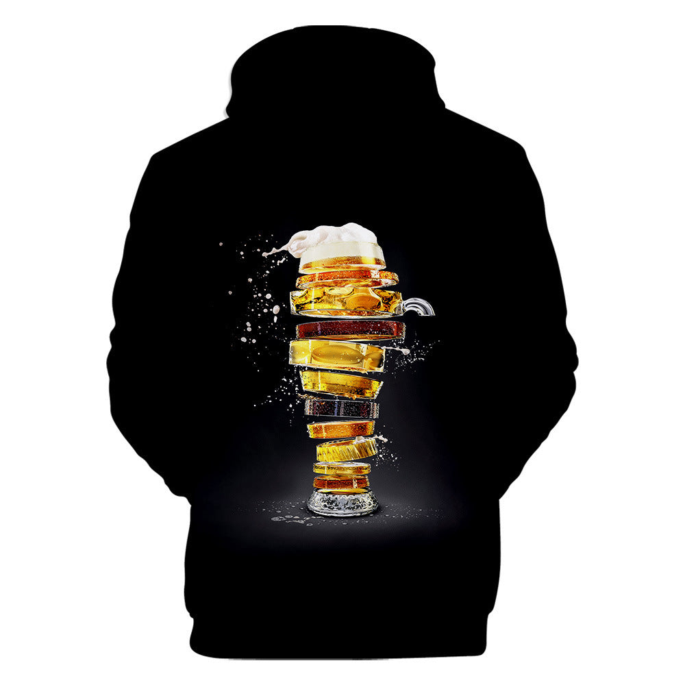 Trendy Narrative Hooded Urban Sweatshirt