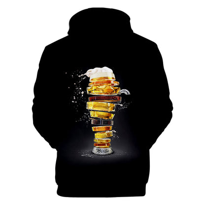 Trendy Narrative Hooded Urban Sweatshirt