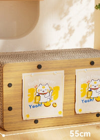 Naughty Cat Door Curtain