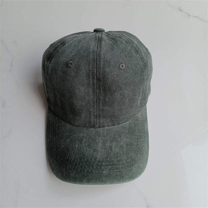 The Heritage Wash: Retro Washed Cotton Peaked Cap