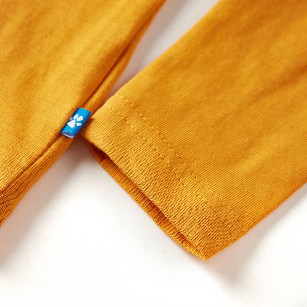 The Ochre Essence: Earth-Toned Long Sleeve Cotton Shirt
