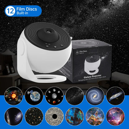 StarDome: 360° Rotating Galaxy Starry Sky Night Light Planetarium Projector