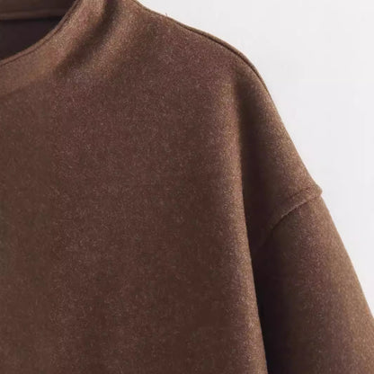 Women's Double Zipper Jacket Long Sleeve