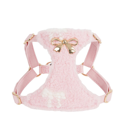 Dog Fleece Vest Chest Strap Pet Hand Holding Rope