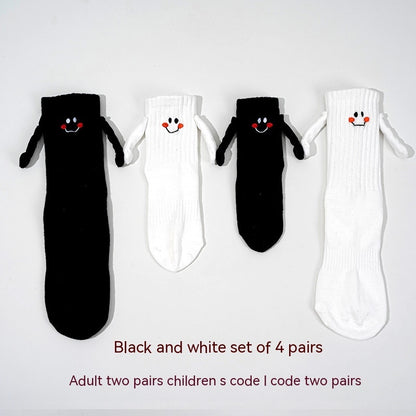 The Magnetic Bond: Magnetic Hand-Holding Tube Socks