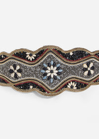 Silver Wavy Beads