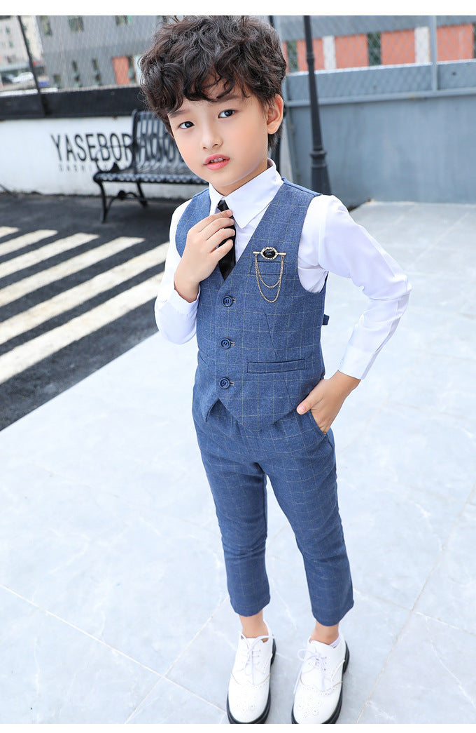 Autumnal Transition Waistcoat & Trousers Set