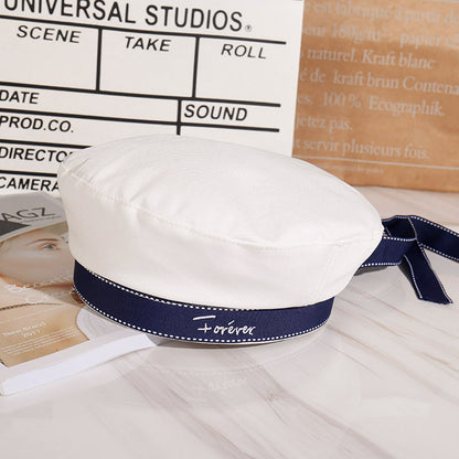 Navy Style A Sailor's Cap Children's Uniform Hat Ribbon