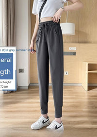 Gray Cropped Pants