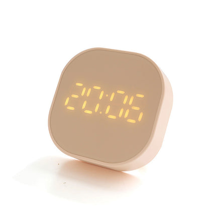 European-style Creative Timing Smart Little Alarm Clock Square Mini