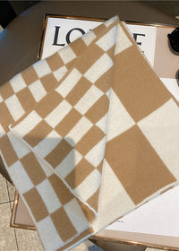 Classic White Coffee Plaid