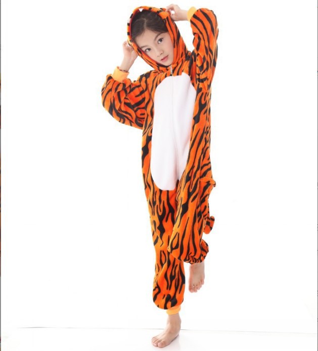 The Flannel Animal: Cartoon Animal One-Piece Pajamas