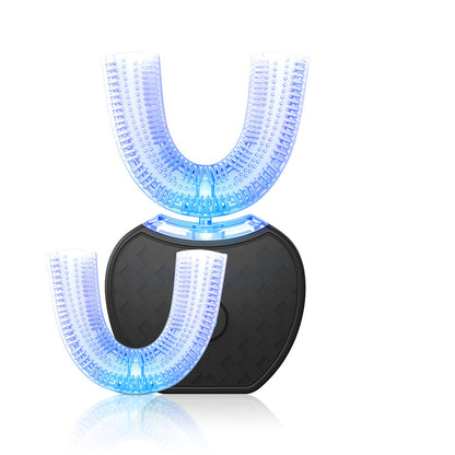 U-Shaped Electric Toothbrush | 360° Automatic Whitening Toothbrush with Blue Light & USB Charging