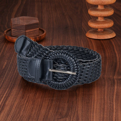 Fashion New Women's Handmade Woven Leather Belt