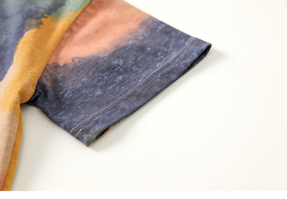 The Bubble Prism: Tie-Dye Bubble-Printed Short-Sleeve T-Shirt