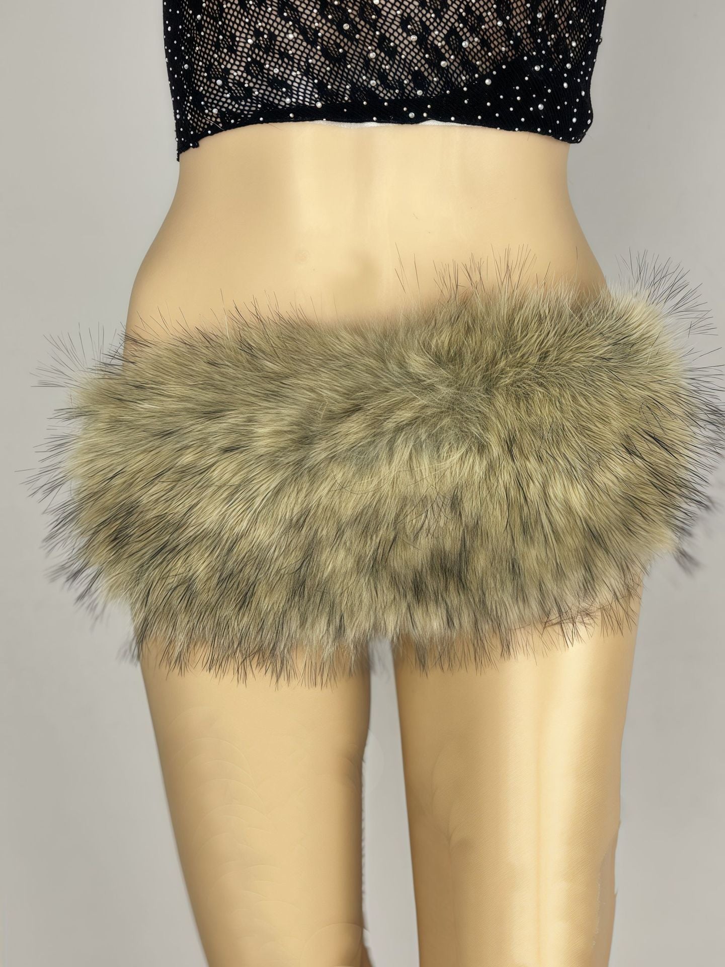Fur Belt Retro Easy Matching Plush Waist Chain Waist Seal Waist Decorations