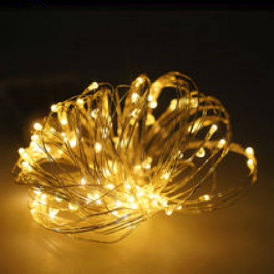 Led Copper Wire Small Color Light Atmosphere Light Strip String Light Beads Decorated Tree