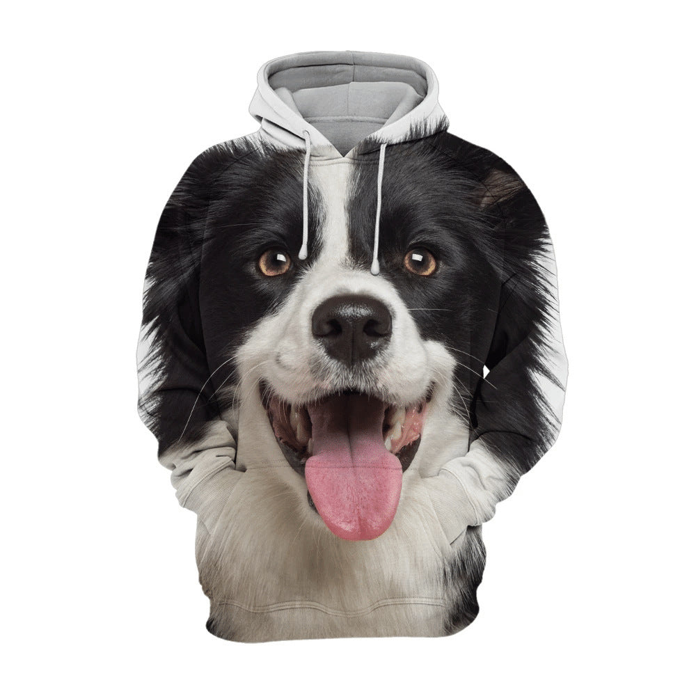 Canine Graphic Sportswear Thermal Hoodie