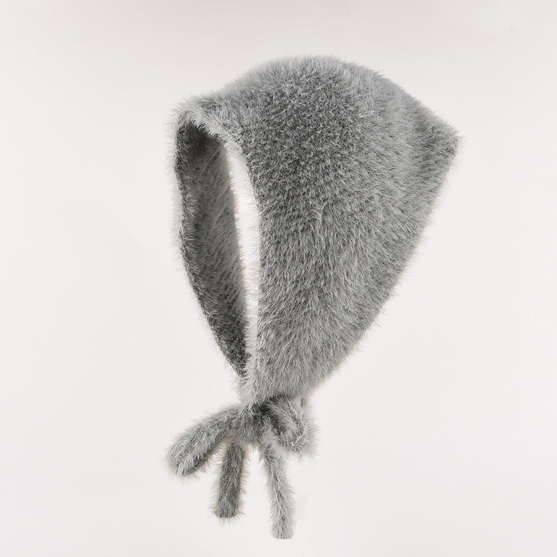 Women's Autumn And Winter Warm Plush Knitted Hat