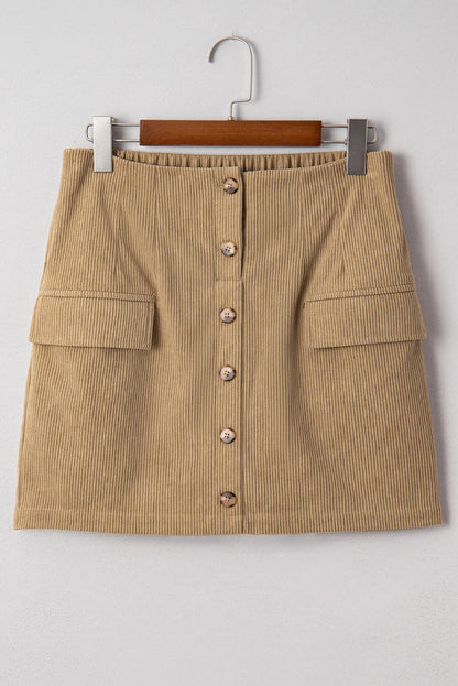 Women's Corduroy Hip Skirt