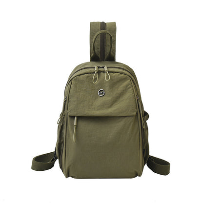 Multi-layer Nylon Backpack New Multi-purpose One Shoulder