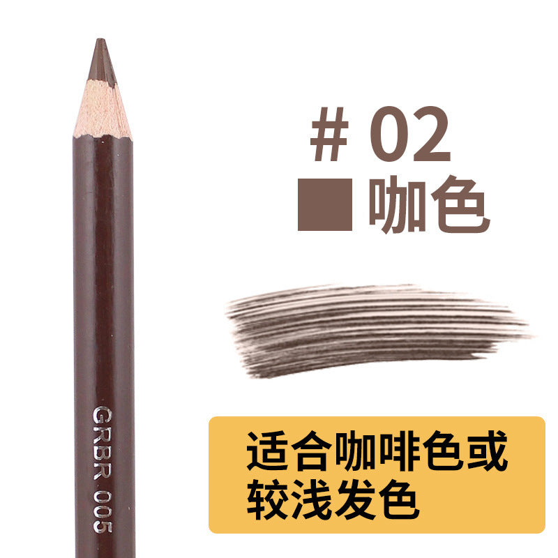 Yalaiyi Eyebrow Pencil Leopard Print Eyebrow Pencil Kuaishou And Douyin Live Broadcast Hot Selling Waterproof Distinct Look Wild Eyebrow Pencil
