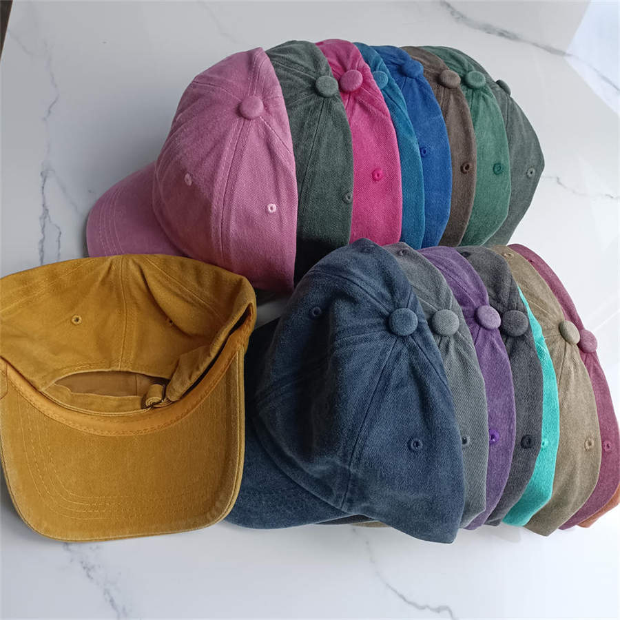 The Heritage Wash: Retro Washed Cotton Peaked Cap