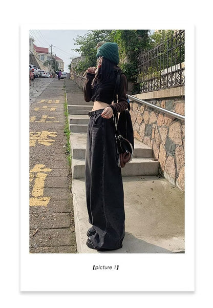 American Retro Wide Leg Jeans