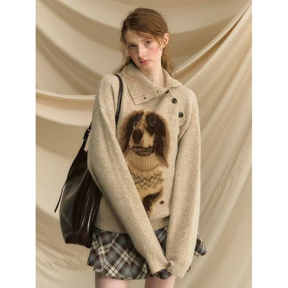 Retro Loose And Lazy Style French Ins Sweet Cool Sweater