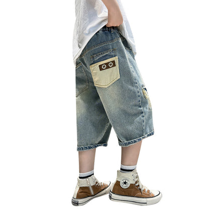 Riviera Summer Lightweight Indigo Denim Shorts