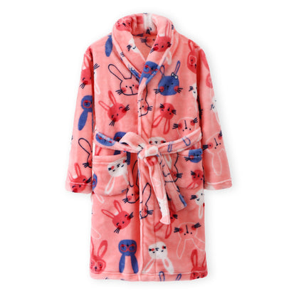 Autumn Warmth: Boys & Girls Seasonal Flannel Home Wear
