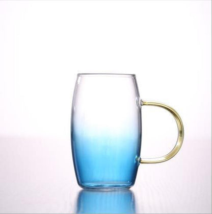 Colorful Cold Water Bottle Borosilicate Glass Pot