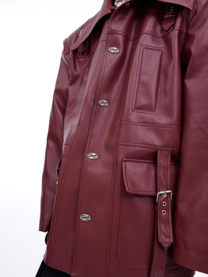 Design Red Jacket for Men Striking Crimson Statement