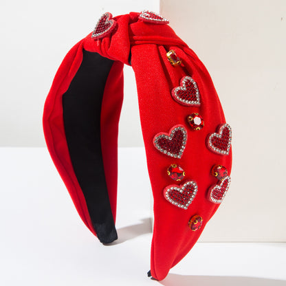 Valentine's Day Headband Knotted Love Accessories