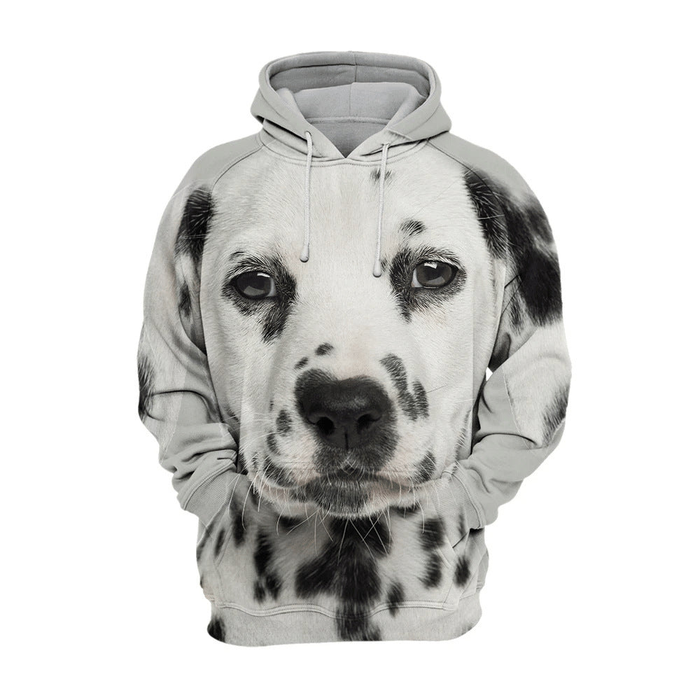 Canine Graphic Sportswear Thermal Hoodie